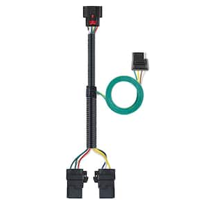Custom Vehicle-Trailer Wiring Harness, 4-Flat, Select Chevy Equinox, GMC Terrain, Tow Package Required, T-Connector