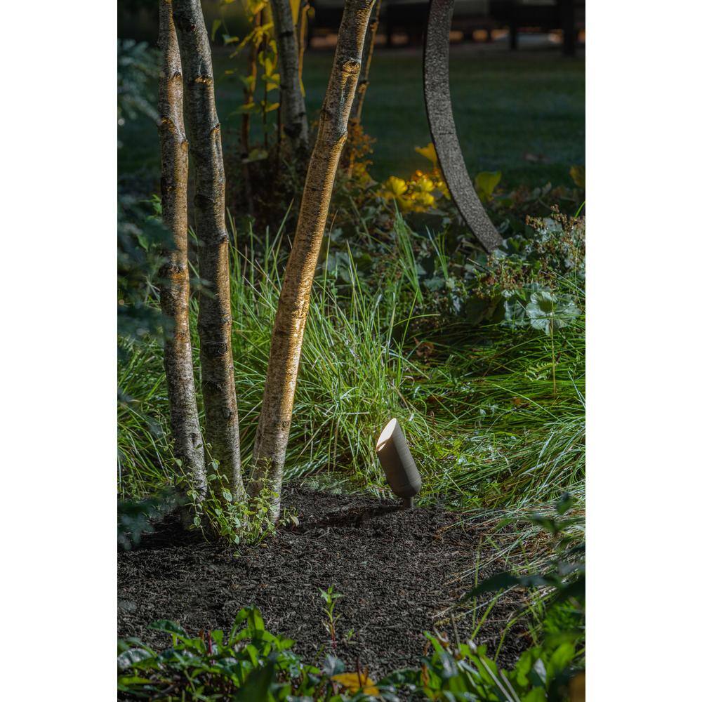 Satin Black Low Voltage Aluminum Landscape Spotlights