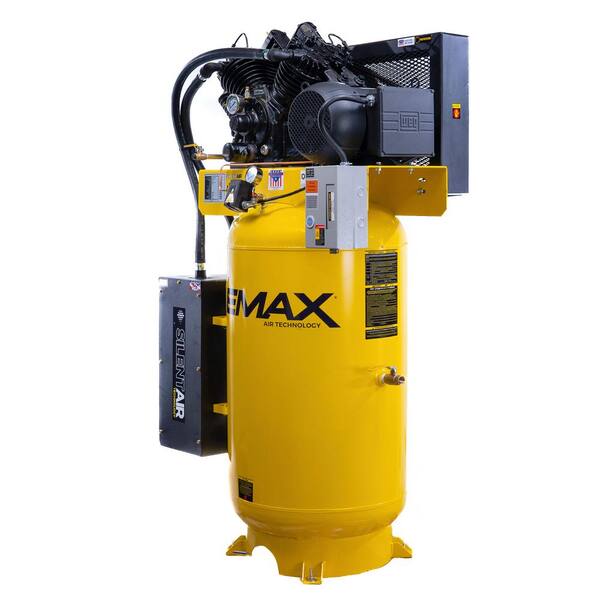 EMAX Silent Air Industrial E350 Series 80 Gal. 175 psi 7.5 HP 31 