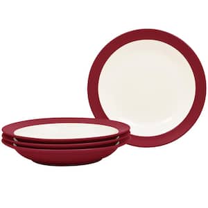 Euro Ceramica Ella 22 fl. oz. Red Multi-Colored Stoneware Ramen Bowls Set  with Chopsticks (Set of 2) ELA-87223 - The Home Depot
