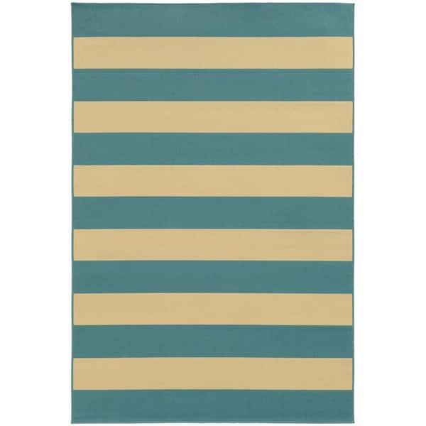 Home Decorators Collection Nantucket Aegean 5 ft. x 8 ft. Area Rug