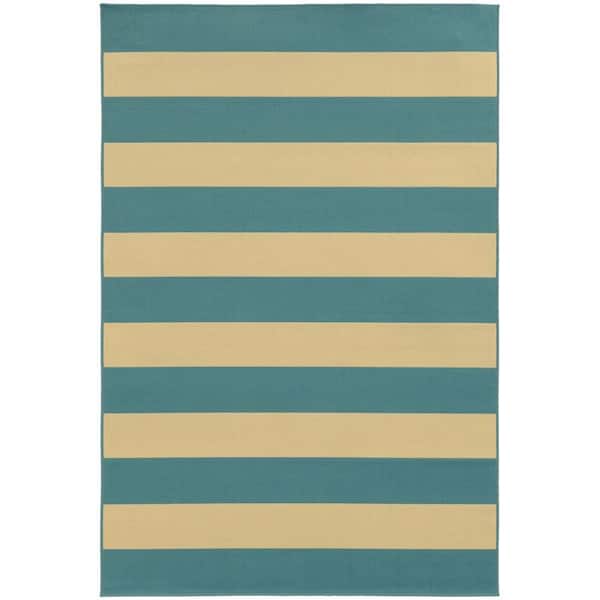Home Decorators Collection Nantucket Aegean 8 ft. x 11 ft. Area Rug