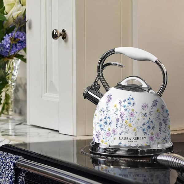 Stainless Steel Stovetop Kettle, Wild Meadow