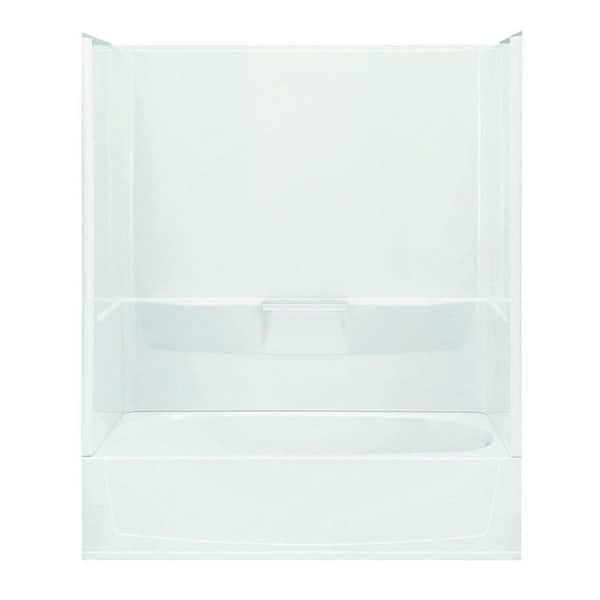 STERLING Performa 60 in. x 30 in. x 77-3/4 in. Standard Fit Bath and Shower Kit in White