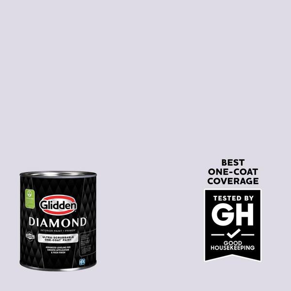 Glidden Diamond 1 qt. PPG1175-2 Pale Orchid Eggshell Interior Paint