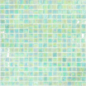 Skosh Glossy Ultramarine Green 11.6 in. x 11.6 in. Glass Mosaic Wall and Floor Tile (18.69 sq. ft./case) (20-pack)
