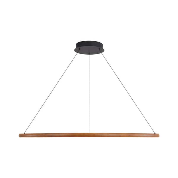 Veritas 1 light dimmable integrated LED Driftwood Chandelier for Bedroom, Dining, Foyer, Hall, Kitchen, Living