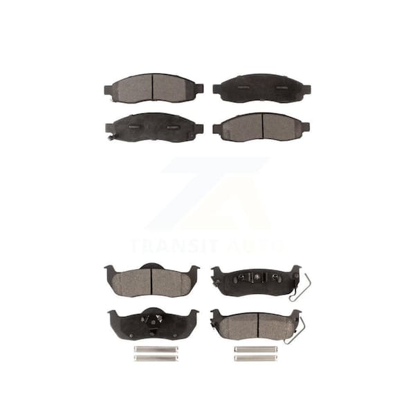 TEC Front Rear Ceramic Brake Pads Kit For Nissan Titan Armada Pathfinder INFINITI QX56 TITAN KTC-100018