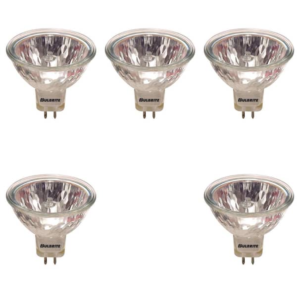 Bulbrite 10-Watt Soft White Light MR16 with Bi-Pin Base GU5.3 Dimmable Clear Halogen Light Bulb (8-Pack)