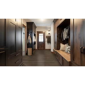 Black Hills Oak 0.27 in. x 6.5 in. W Engineered Hardwood Click Lock Waterproof Flooring (21.67 sq. ft. / case).