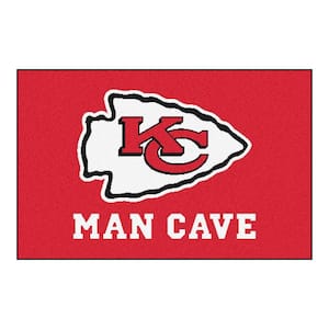 NFL Kansas City Chiefs Red Man Cave 2 ft. x 3 ft. Area Rug