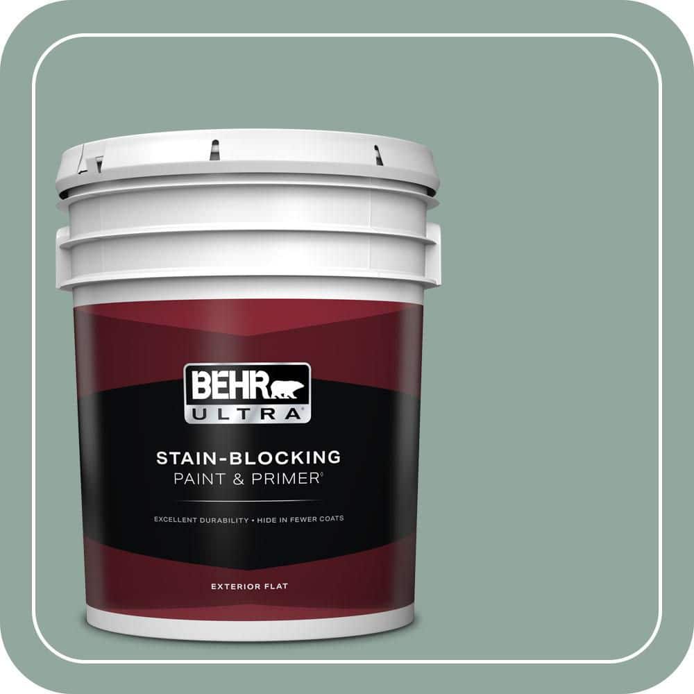 5 gal. #PPU12-05 Lotus Leaf Flat Exterior Paint & Primer price history on PriceWatchPro