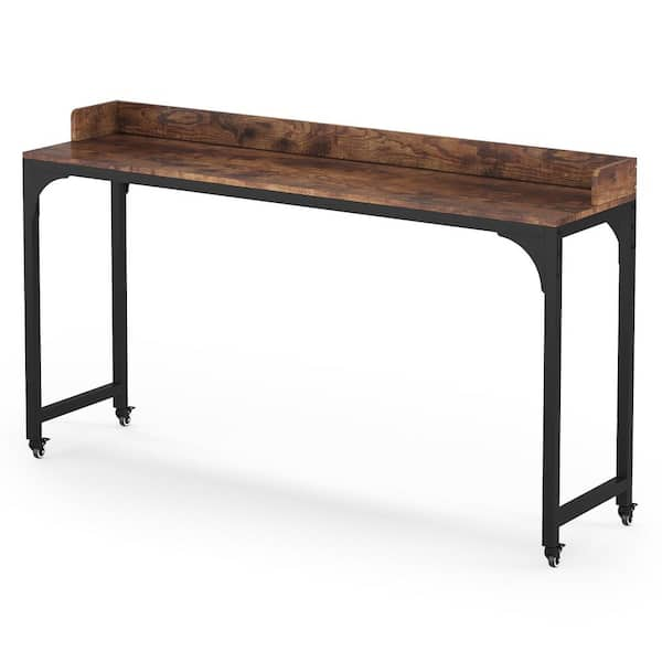 60W Table Desk with Square Metal Legs