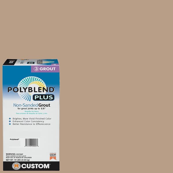 Custom Building Products Polyblend Plus #380 Haystack 10 lb. Unsanded Grout