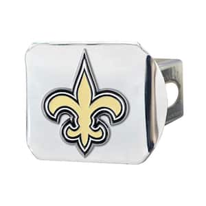 NFL - New Orleans Saints 3D Color Emblem on Type III Chromed Metal Hitch Cover