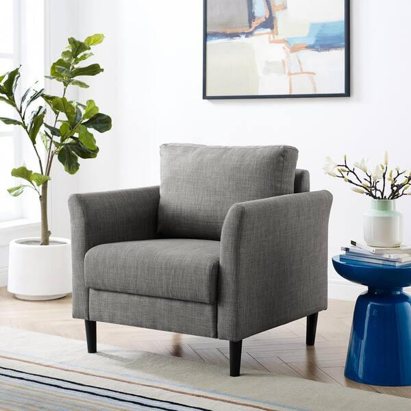 gray comfy chair