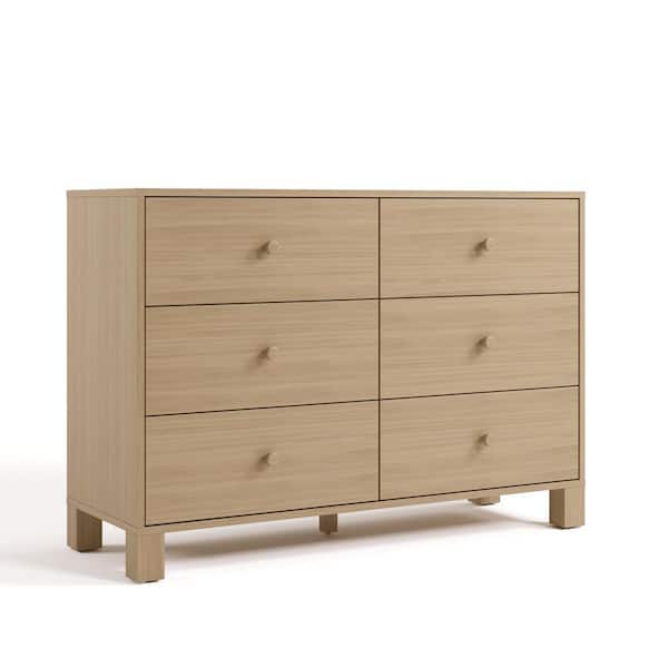 California Driftwood 6 Drawer 47.72 in. Wide Dresser