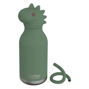 Bestie Bottle 16 oz. Green Dinosaur Stainless Steel Insulated Water Bottle
