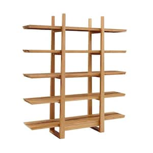 Kendall Shelf, Golden with Cinnamon Bengal Stripe Inlay