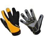 Hyper Grip Large Non-Slip High-Performance Work Gloves