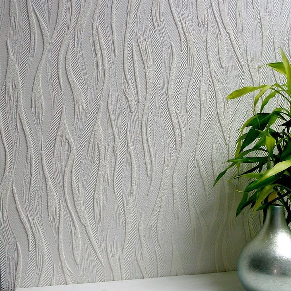 Caiger Paintable Textured Vinyl Strippable Wallpaper (Covers 57.5 sq. ft.)