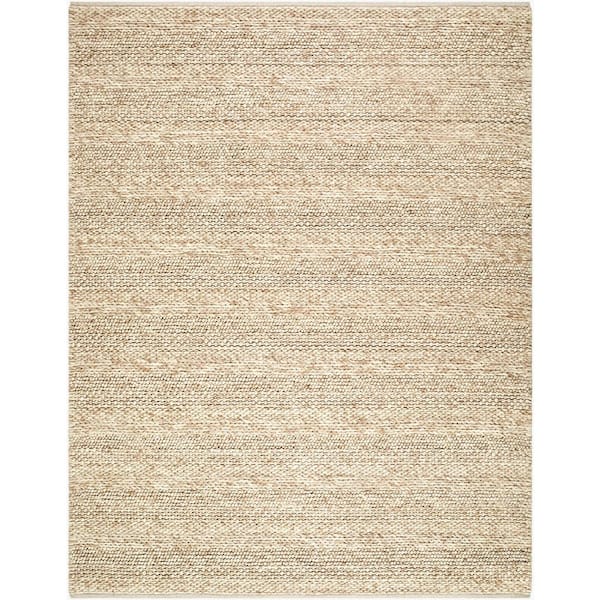 Tahoe II Tan Global Solid Color 9 ft. x 13 ft. Area Rug