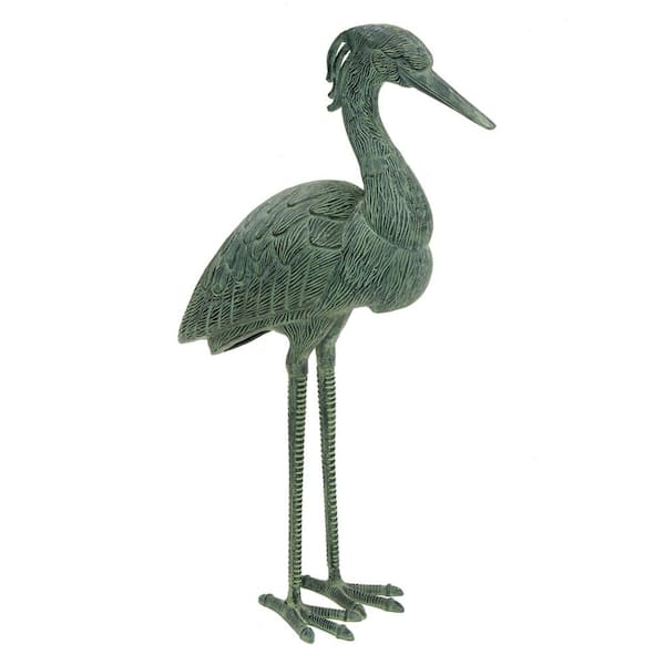 Achla Designs Achla Designs Stately Great Blue Heron, 31.5 in. Tall, Blue-Grey Verdi Painted Finish