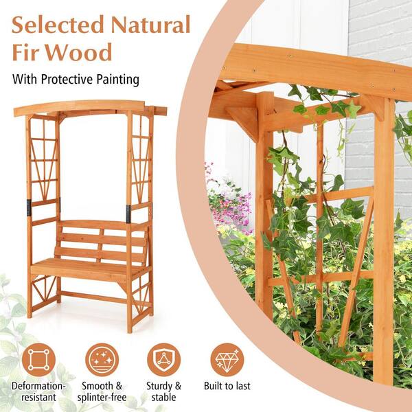 Arbors With Bench Seats Garden Arbor Ideas: 12 Stylish Designs To