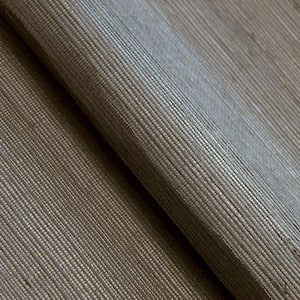 Sisal Truffle Authentic Textured Grasscloth Handwoven Wallpaper, 72 sq. ft.