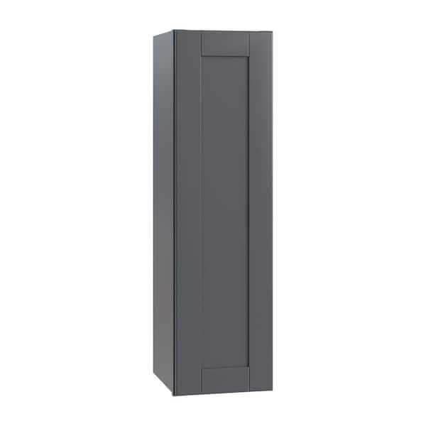 MILL'S PRIDE Richmond Venetian Onyx Plywood Shaker Stock Ready to Assemble Wall Kitchen Cabinet Soft Close 9 in W x 12 in D x 42 in H