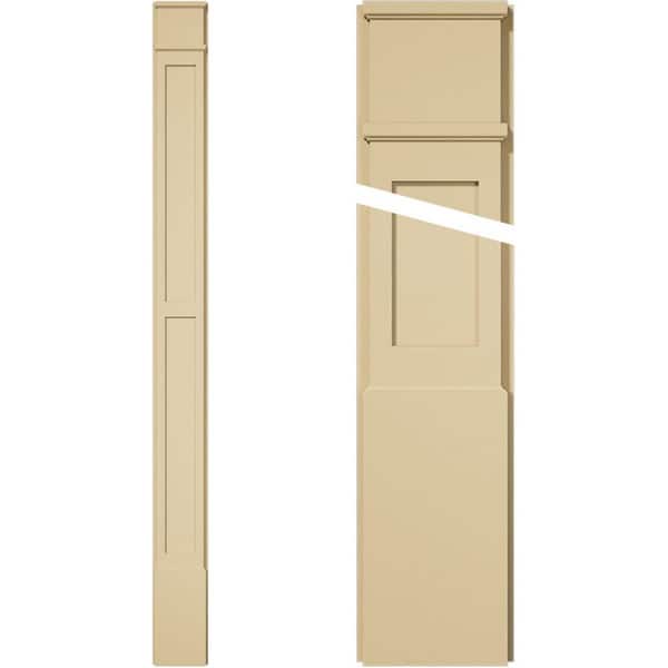 Ekena Millwork 2 in. D x 9 in. W x 108 in. L Primed Polyurethane Pilaster 1- Pack