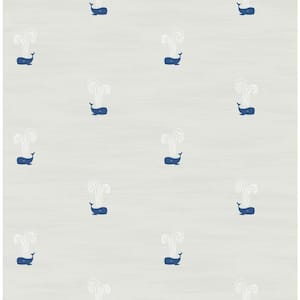 Tiny Whales Paper Strippable Roll (Covers 56 sq. ft.)