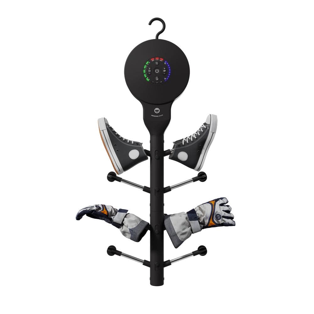 Black Ionic Shoe and Glove Dryer with Ceramic Heating Element