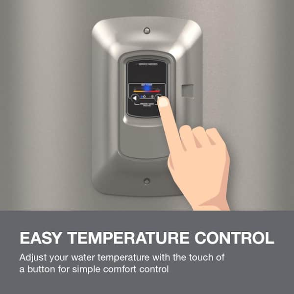 Rheem - Performance 50 Gal. Tall 4500-Watt Double Element Demand Response Ready Electric Water Heater with 6-Year Warranty