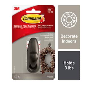 Buy Command Micro Plastic, Multifunctional Self Adhesive Plastic Hooks for  walls, pack of 3 hooks, 4 strips, Damage-Free Hanging, Holds Strongly upto  225 gms, White Online at Lowest Price Ever in India