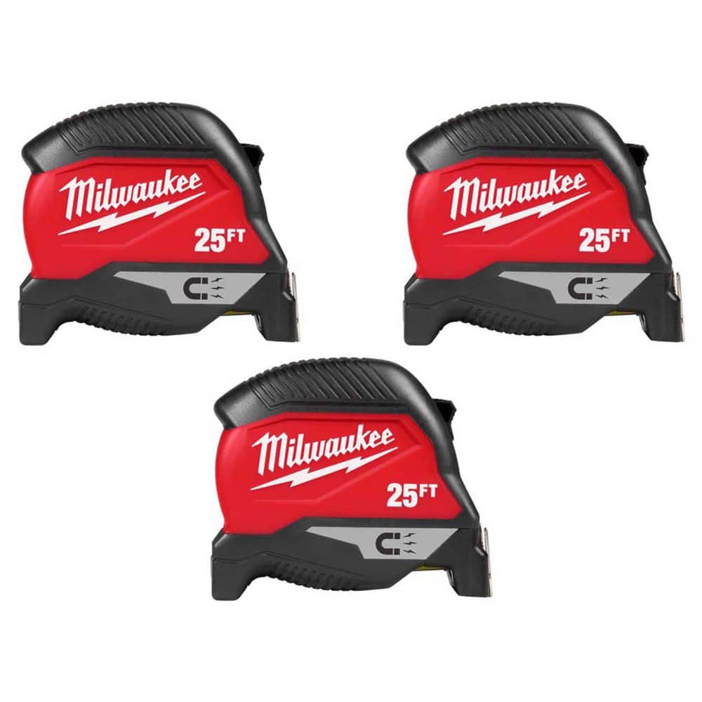 25ft Magnetic Tape Measure (3-Pack) price history on PriceWatchPro