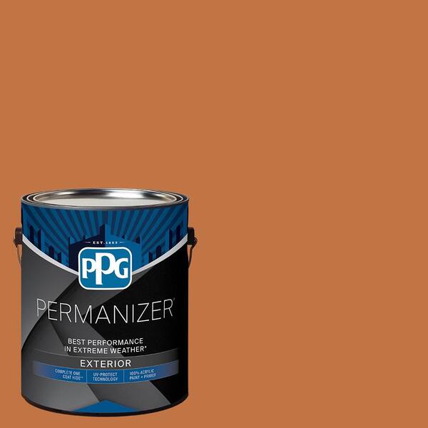 PERMANIZER 1 gal. PPG1200-6 Ginger Root Flat Exterior Paint