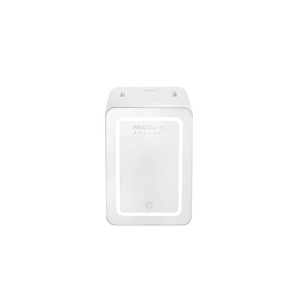 12 in. 1 cu. ft. 9-Can Beauty Light Up Mini Refrigerator in White