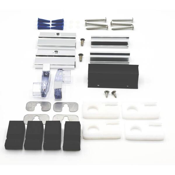 Basco 3/16 in. sliding shower door parts Chrome (Classic) 20 oz