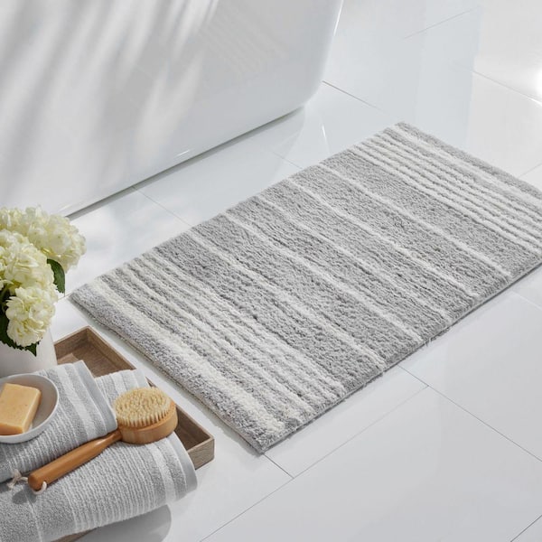 The Company Store Company Cotton Plush Spa Stripe 21 in. x 34 in