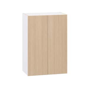 Timberline 24 in. W x 14.75 in. D x 35 in. H Assembled Shaker Wall Kitchen Cabinet in Mojavi Oak