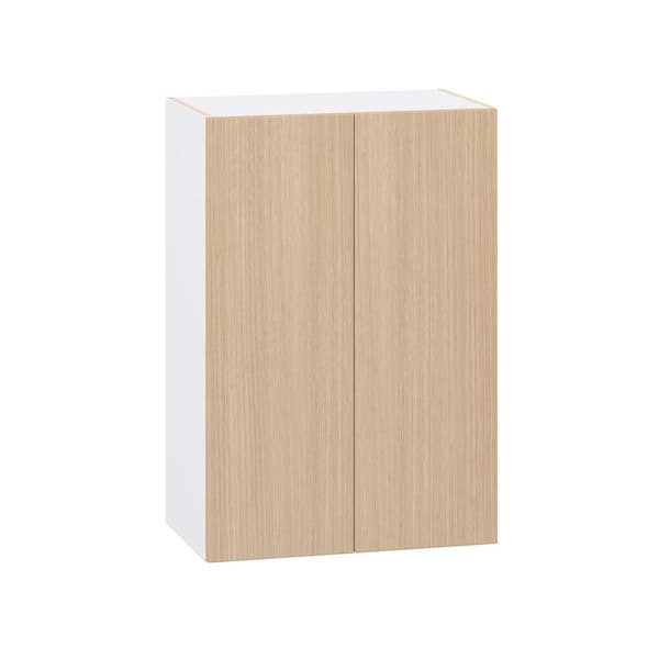Timberline 24 in. W x 14.75 in. D x 35 in. H Assembled Shaker Wall Kitchen Cabinet in Mojavi Oak