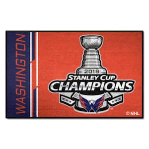 Washington Capitals 2018 Stanley Cup Champions Red 1.5 ft. x 2.5 ft. Starter Area Rug