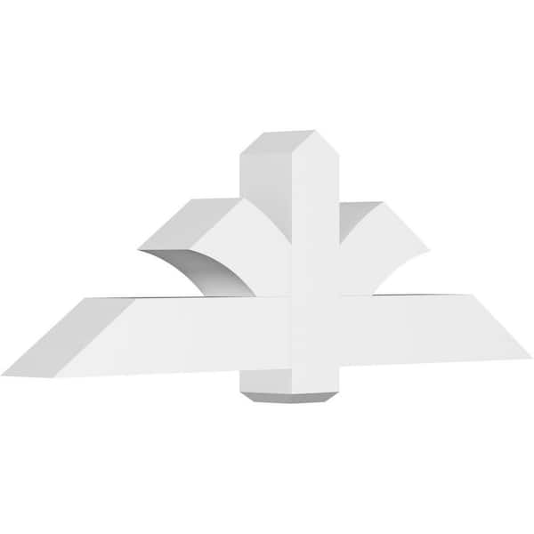 Ekena Millwork Redmond 60 in. W x 20 in. H x 6 in. D Signature Polyurethane Bracket