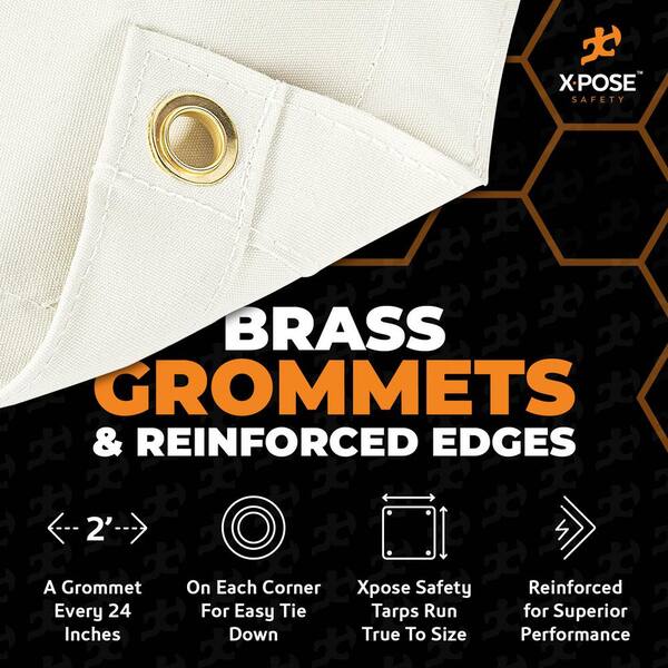 Have a question about XPOSE SAFETY Canvas Heavy Duty 7 ft. W x 9