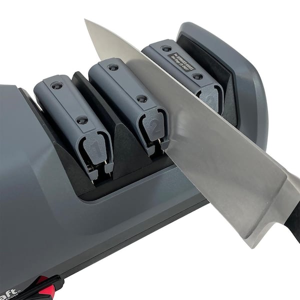 Garde XL KS3STGSS 3 Stage Heavy-Duty Stainless Steel Electric Knife  Sharpener