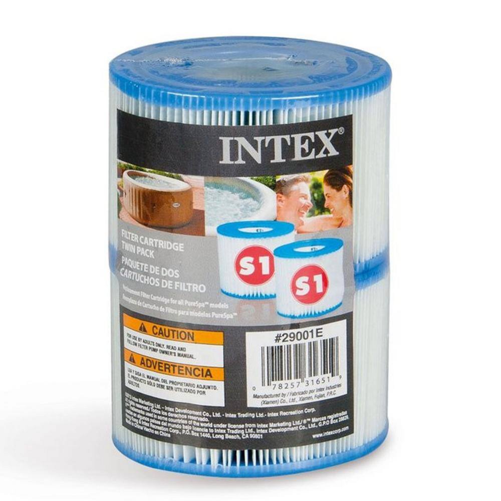 Intex PureSpa Greywood Deluxe 6-Person Inflatable Round Hot Tub