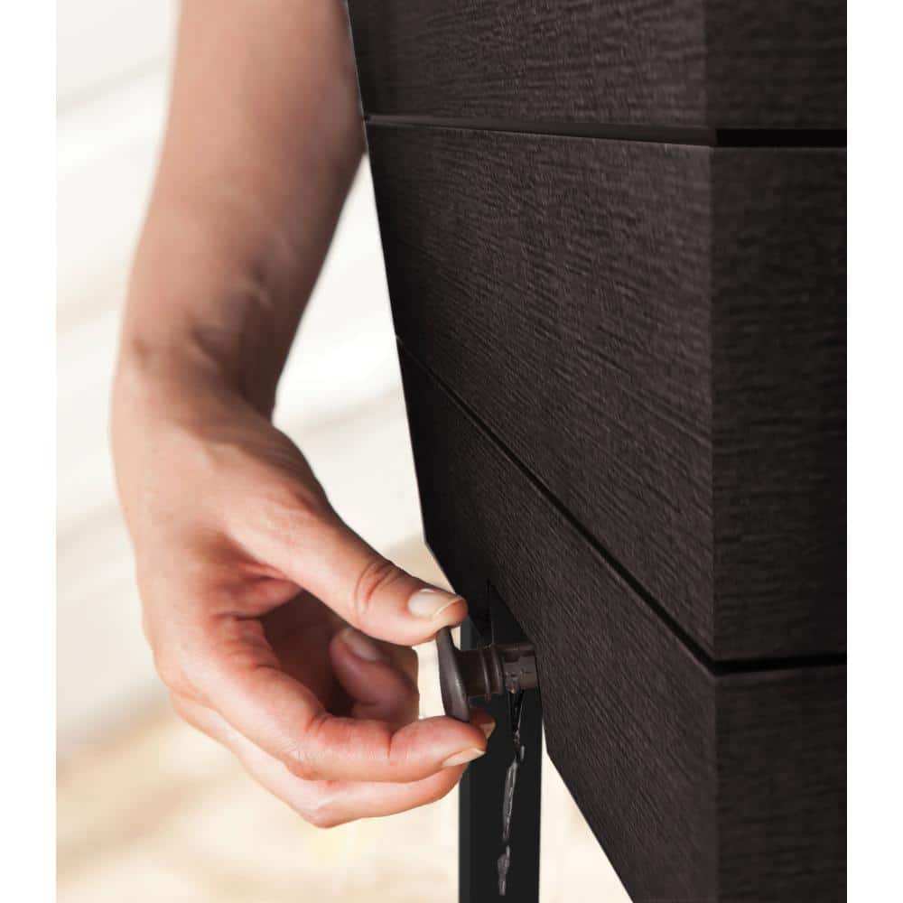 Graphite Resin Elevated Garden Bed with Self-Watering System