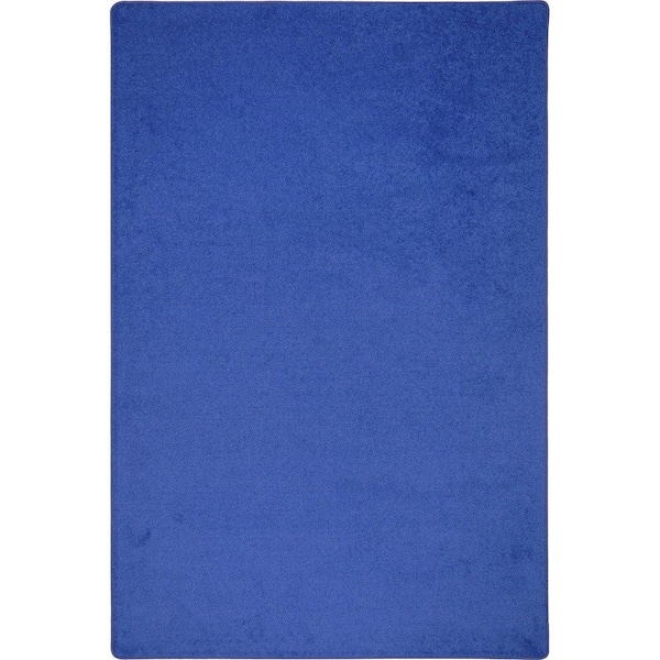 Joy Carpets Kid Essentials Endurance 12' x 7'6" Area Rug in Color Royal Blue