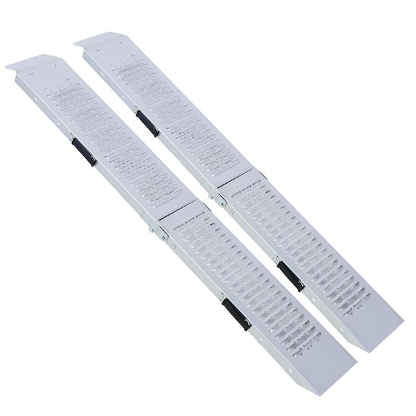 63 in. Folding Loading Ramp, 950 lbs. Max Folding Ramp for Moto and Bike Access Ramp Pack of 2